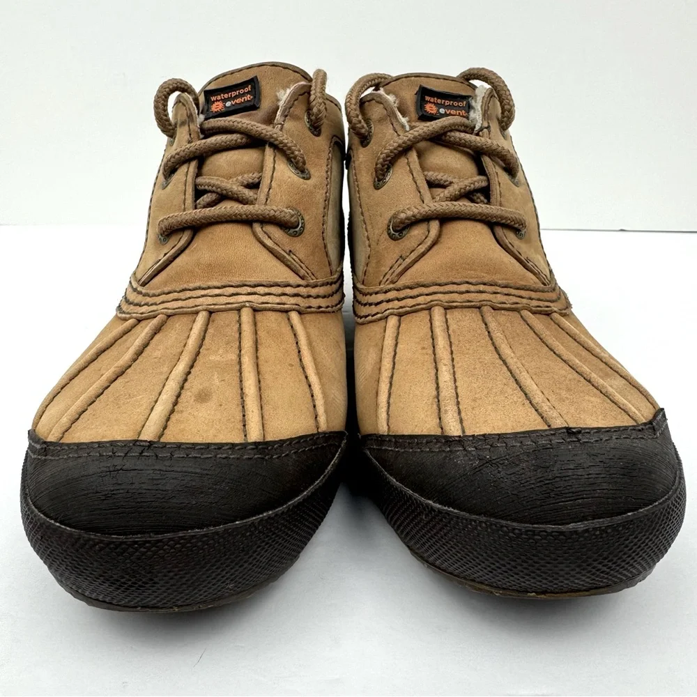 UGG Australia Boots Womens 7.5 Magpie Duck Ankle Bootie. Waterproof tan Leather